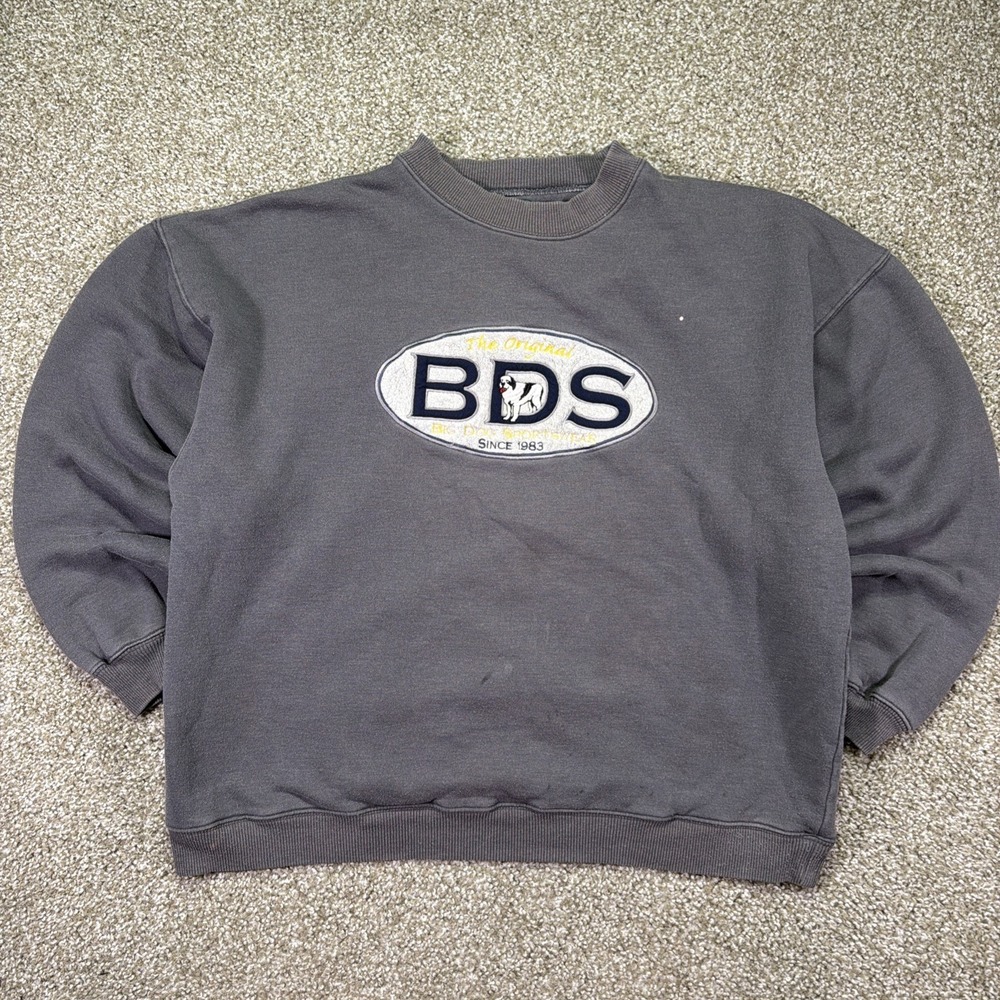 Vintage Boxy Big Dogs Sweatshirt Faded Distressed Size Medium Boxy Essentials